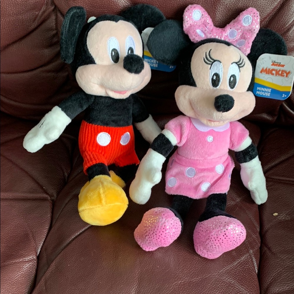 Disney Mickey and Minnie Mouse Plush Toys